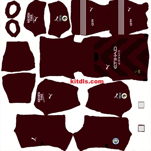 Kit Dream League Soccer Manchester City V Logo Dls