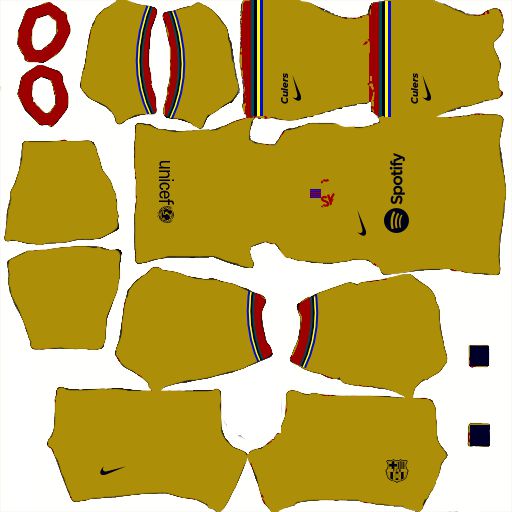 Kit Dream League Soccer 2023 Barcelona và logo dls